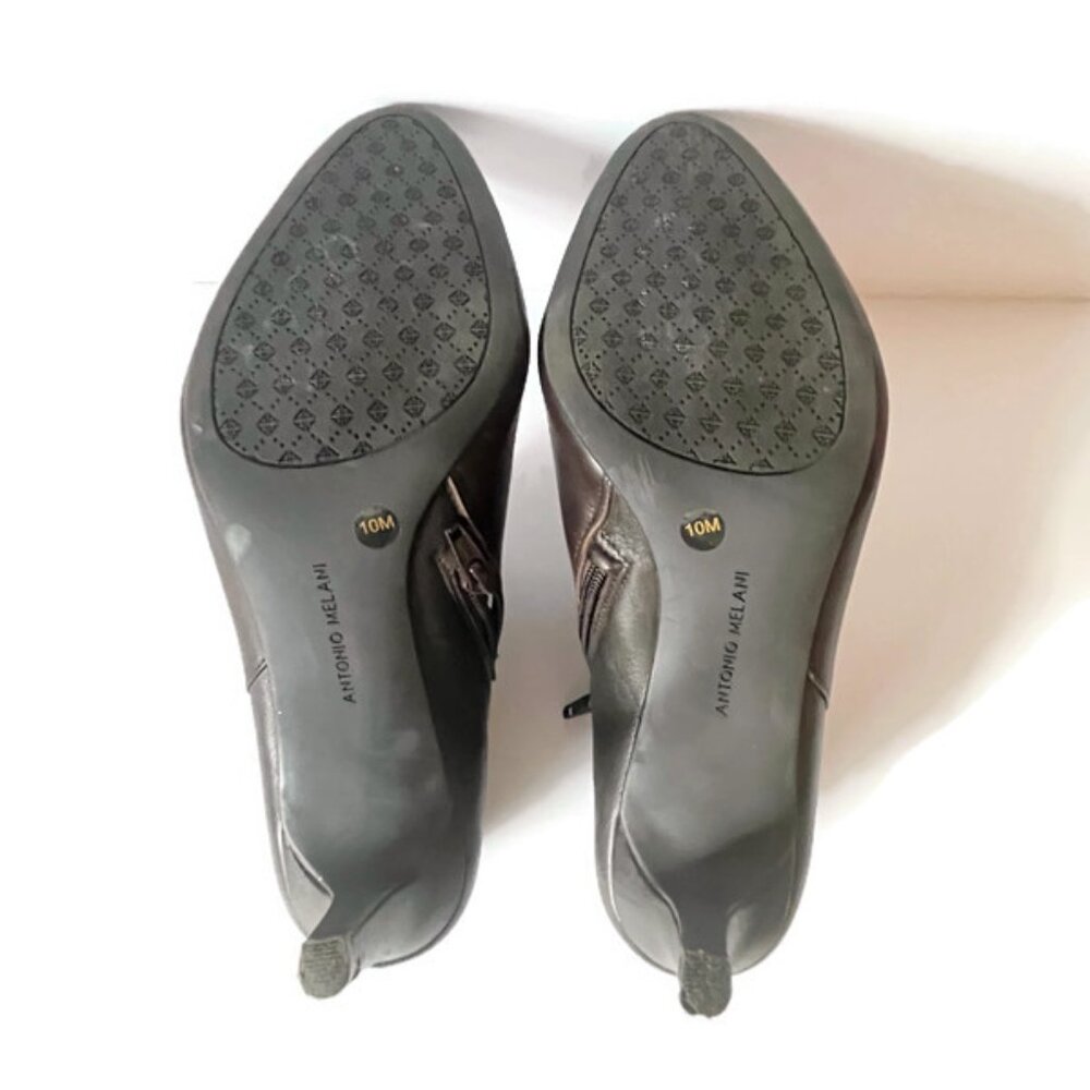 Melani Dark Brown Antonio booties - Picture 8 of 9